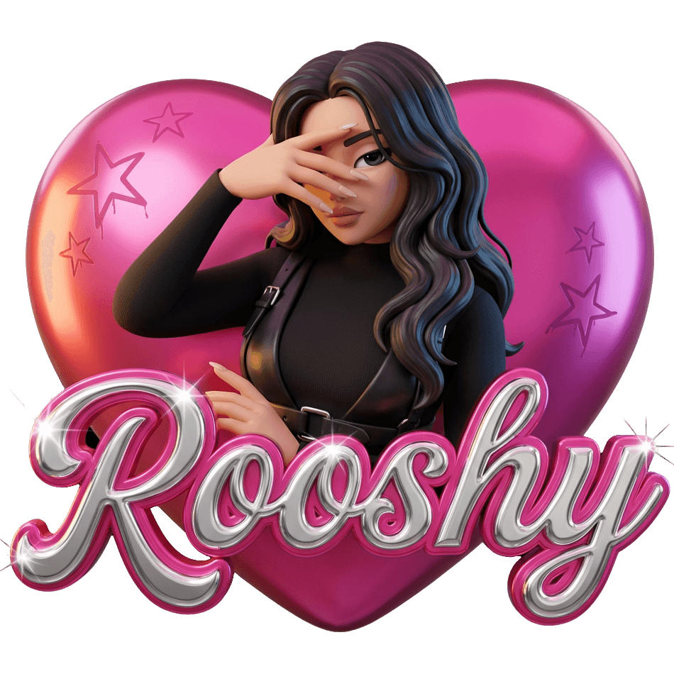 Rooshy بالأسود TikTok LIVE gift