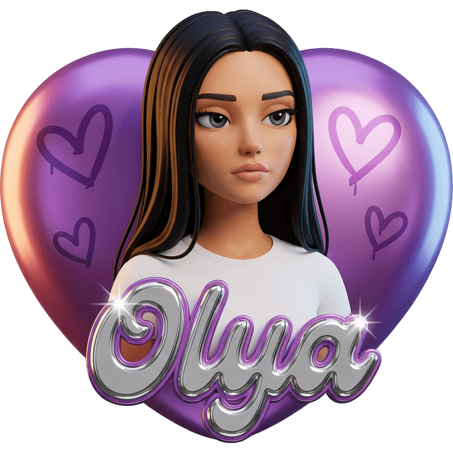 Сиреневая Olya TikTok LIVE gift