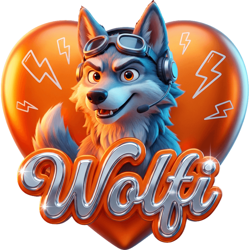 Grinsender Wolf TikTok LIVE gift