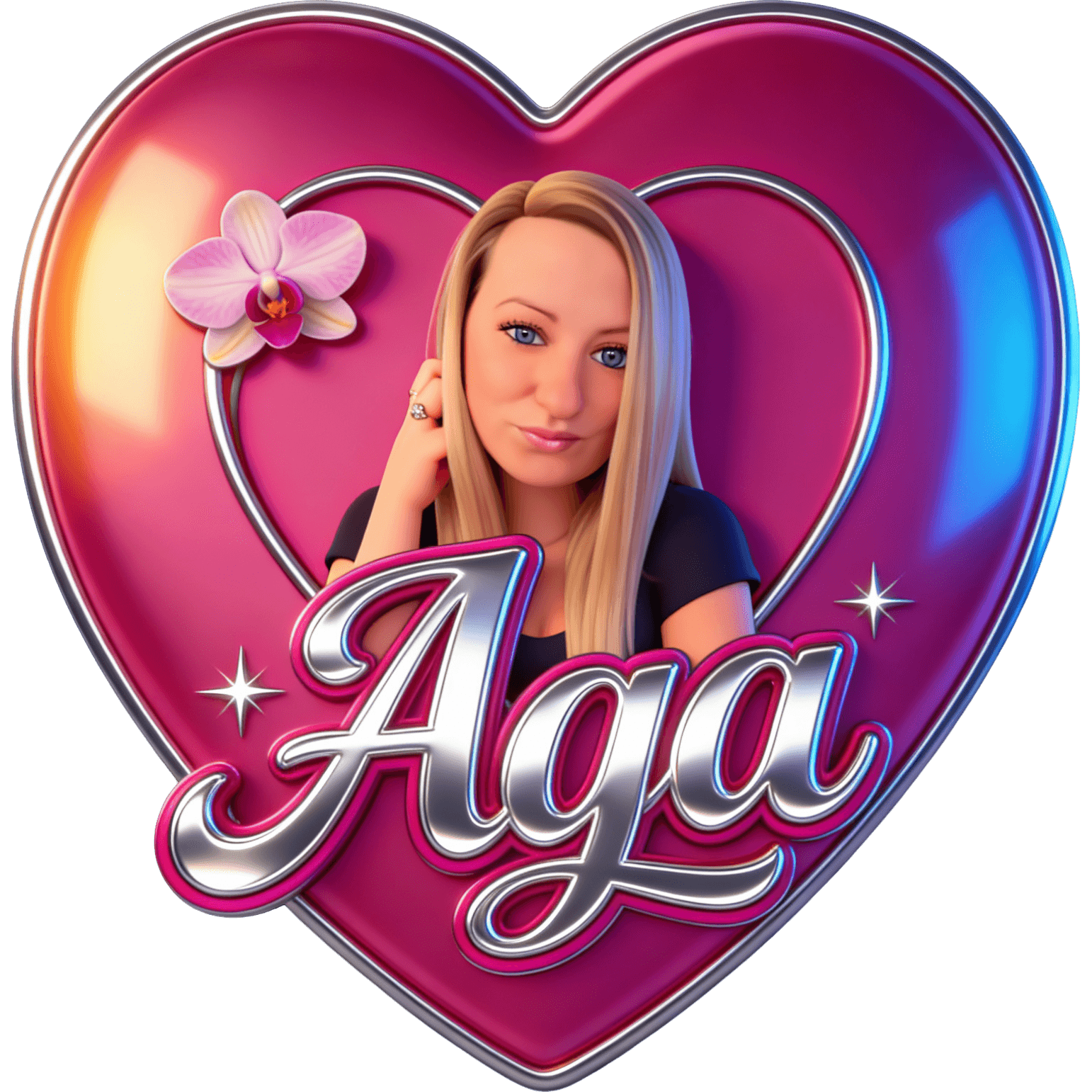 Aga z Orchideą TikTok LIVE gift