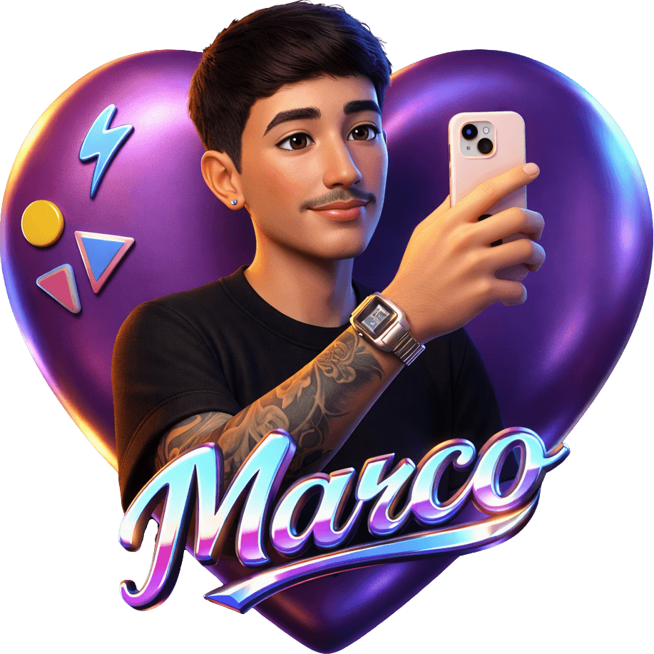 Selfie do Marco TikTok LIVE gift