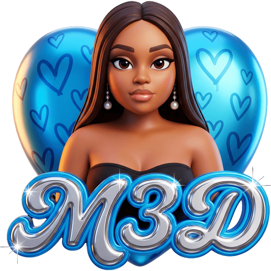 M3D en Bleu TikTok LIVE gift