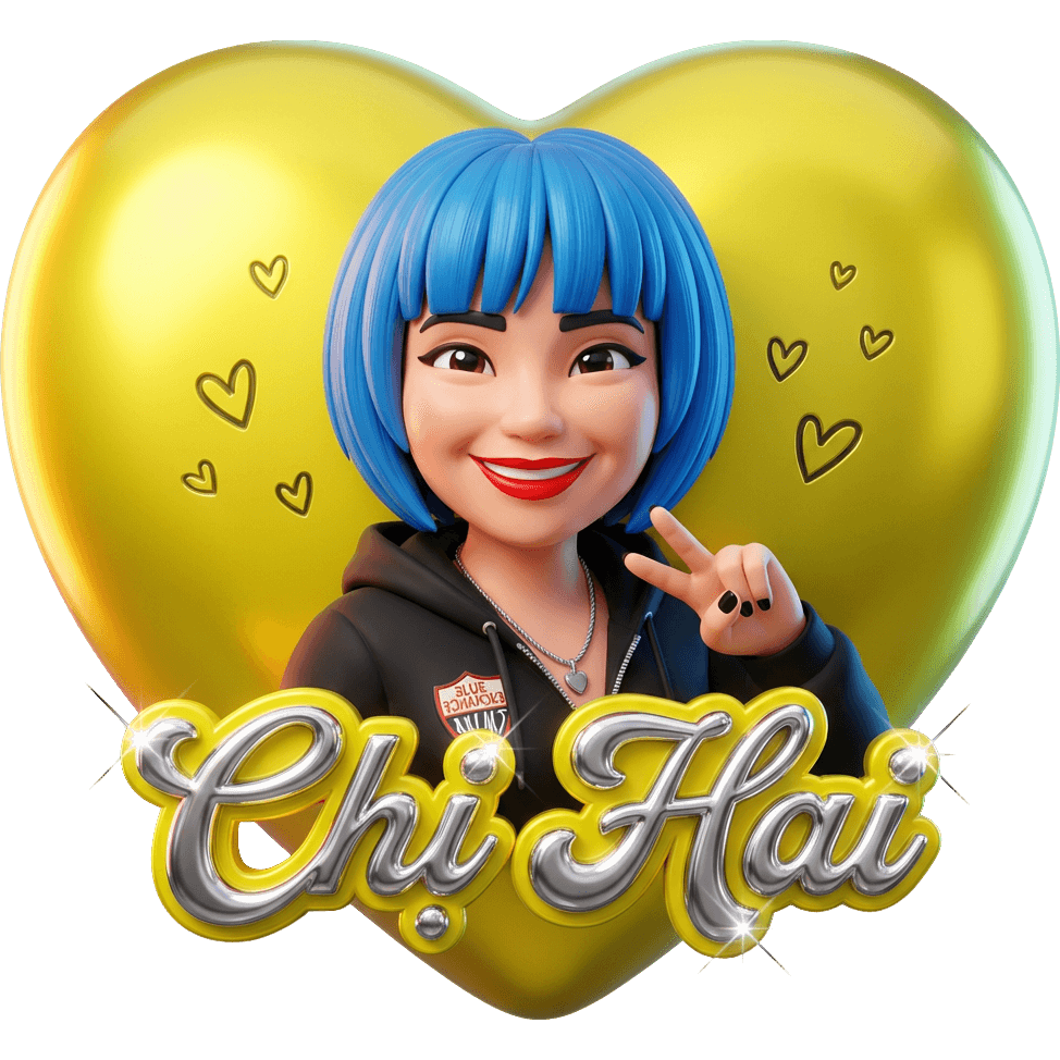 Chị Hai Tóc Xanh TikTok LIVE gift