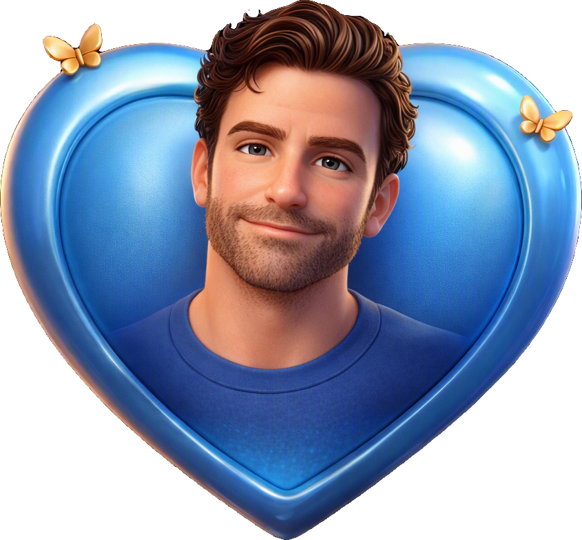 Blue Heart Smile TikTok LIVE gift