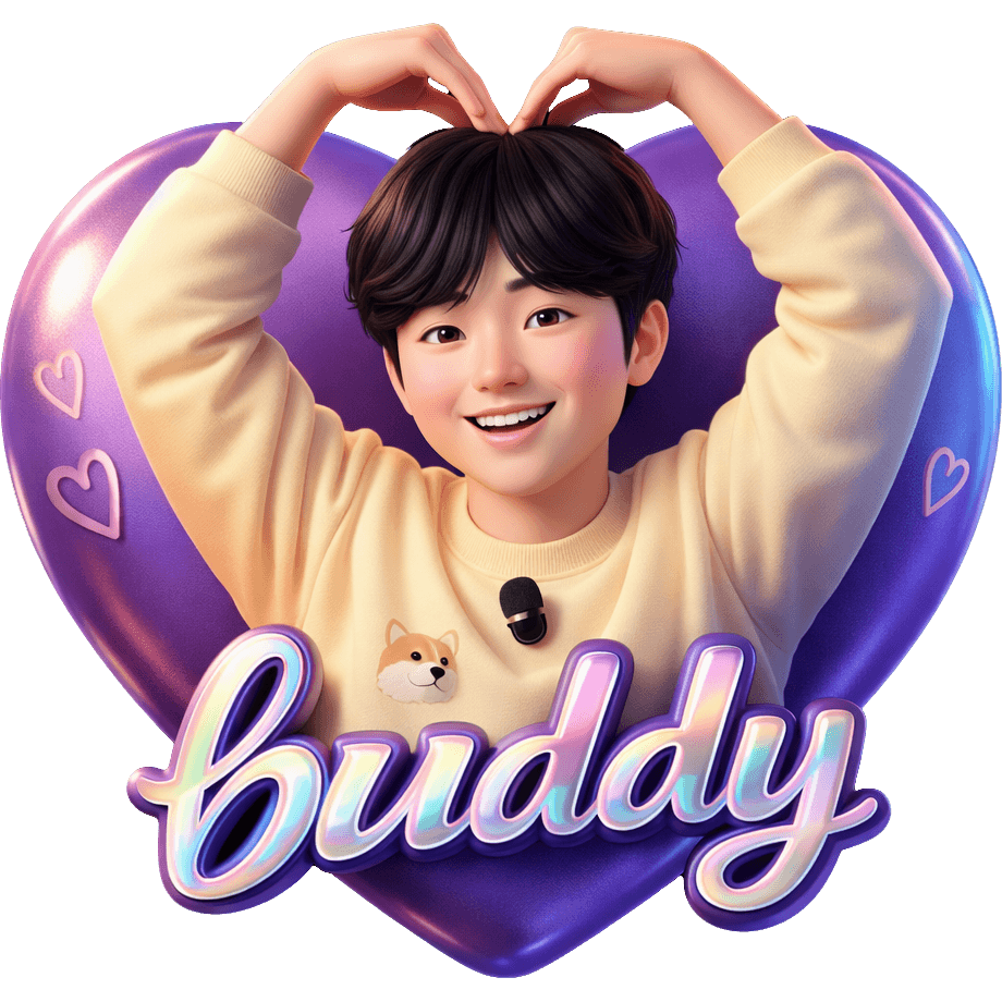 Buddy Heart Pose TikTok LIVE gift
