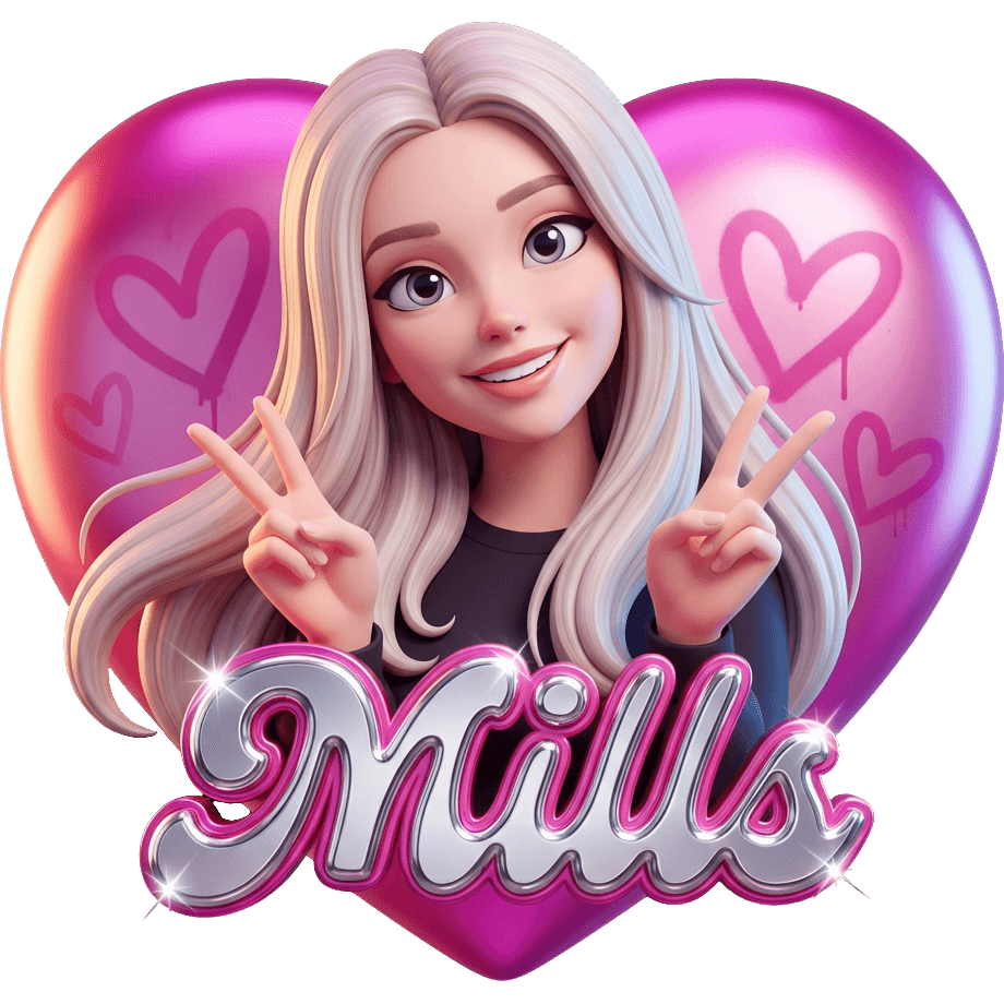 Pink Mills TikTok LIVE gift