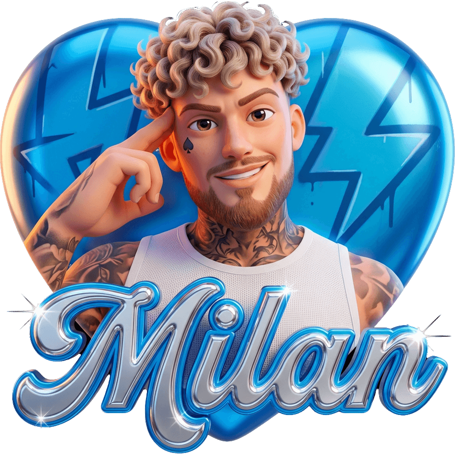 Niebieski Milan TikTok LIVE gift