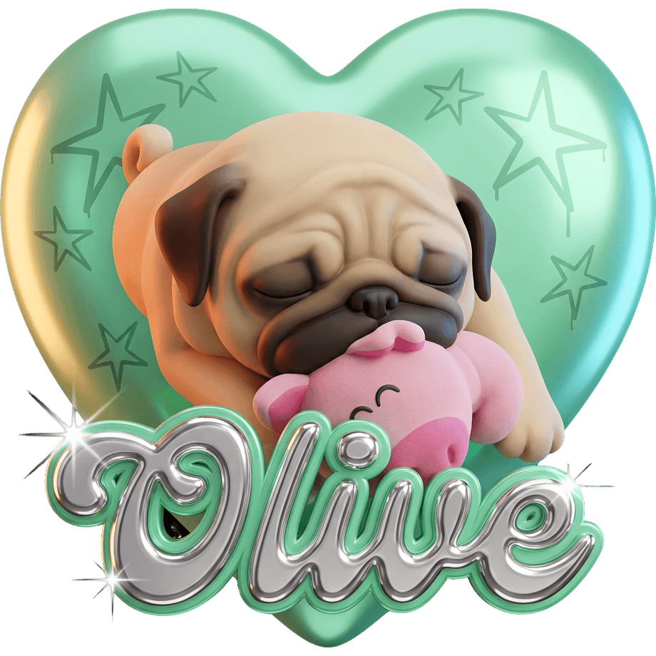 Olive Pug TikTok LIVE gift