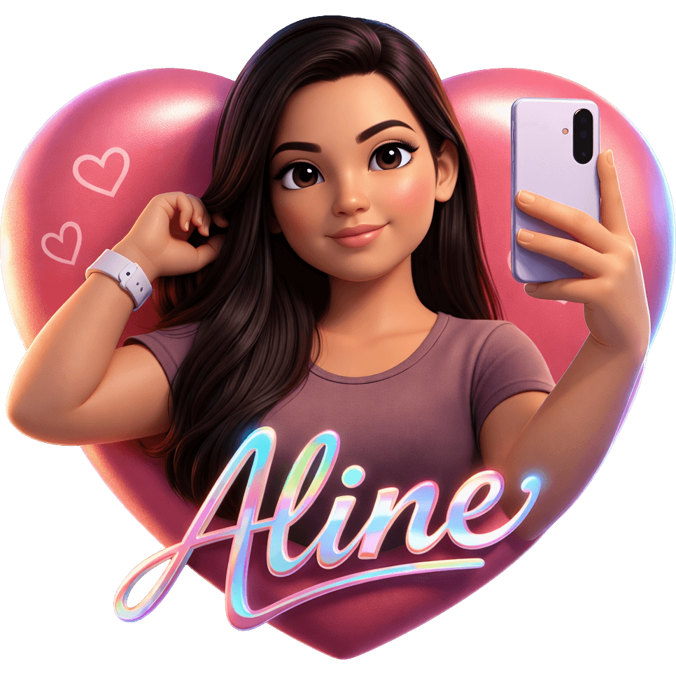 Selfie da Aline TikTok LIVE gift