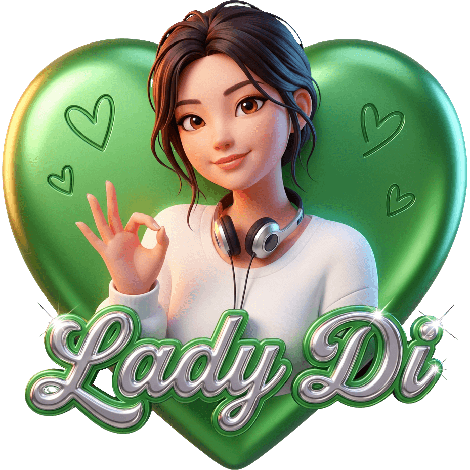 Зеленая Lady Di TikTok LIVE gift