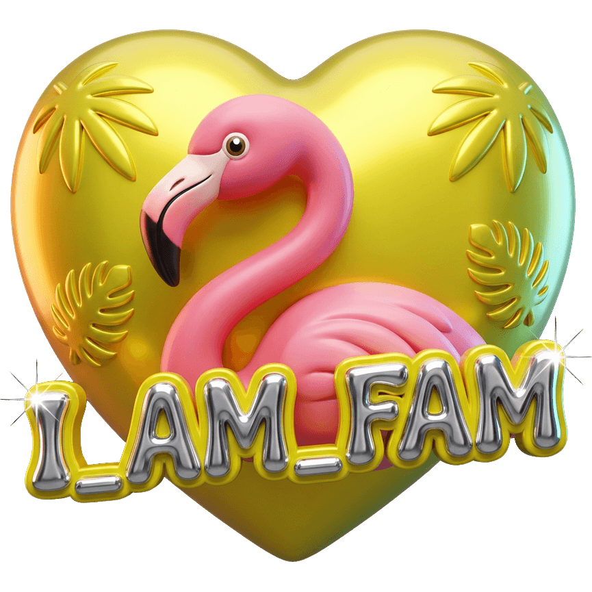 I_AM_FAM Flamingo TikTok LIVE gift