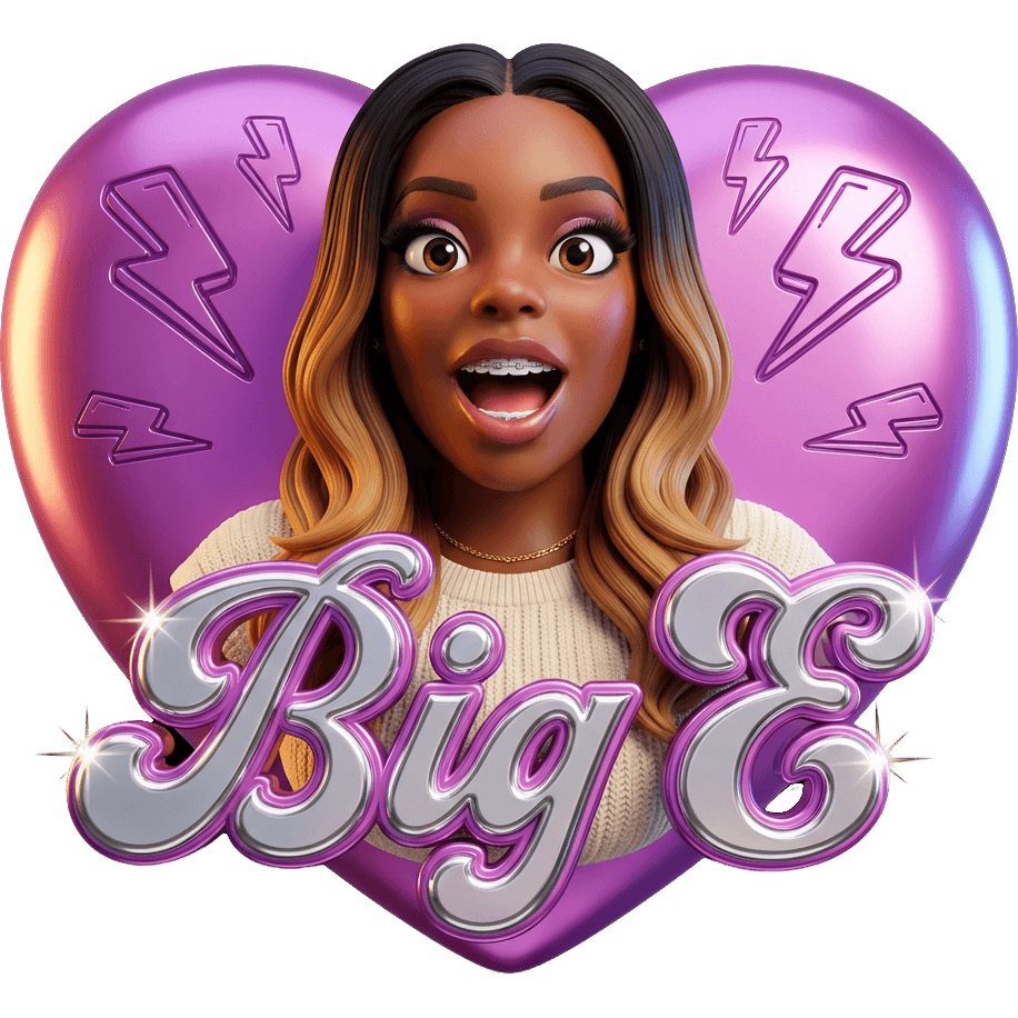 Purple Big E TikTok LIVE gift