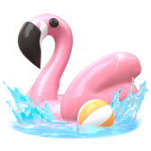 Flamingo Floaty TikTok LIVE gift