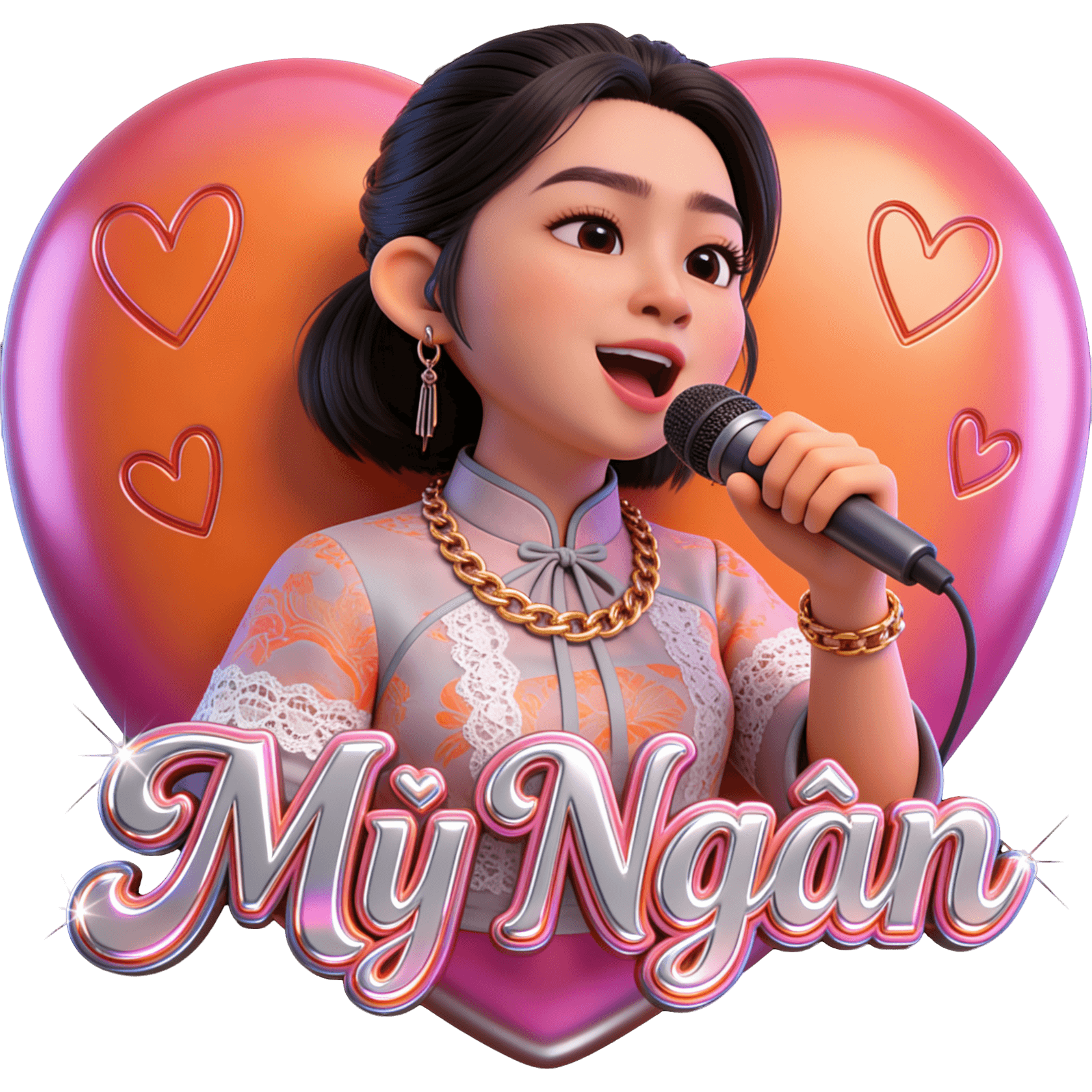 Mỹ Ngân Ca TikTok LIVE gift
