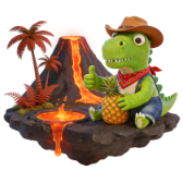 TinyDiny Volcano TikTok LIVE gift