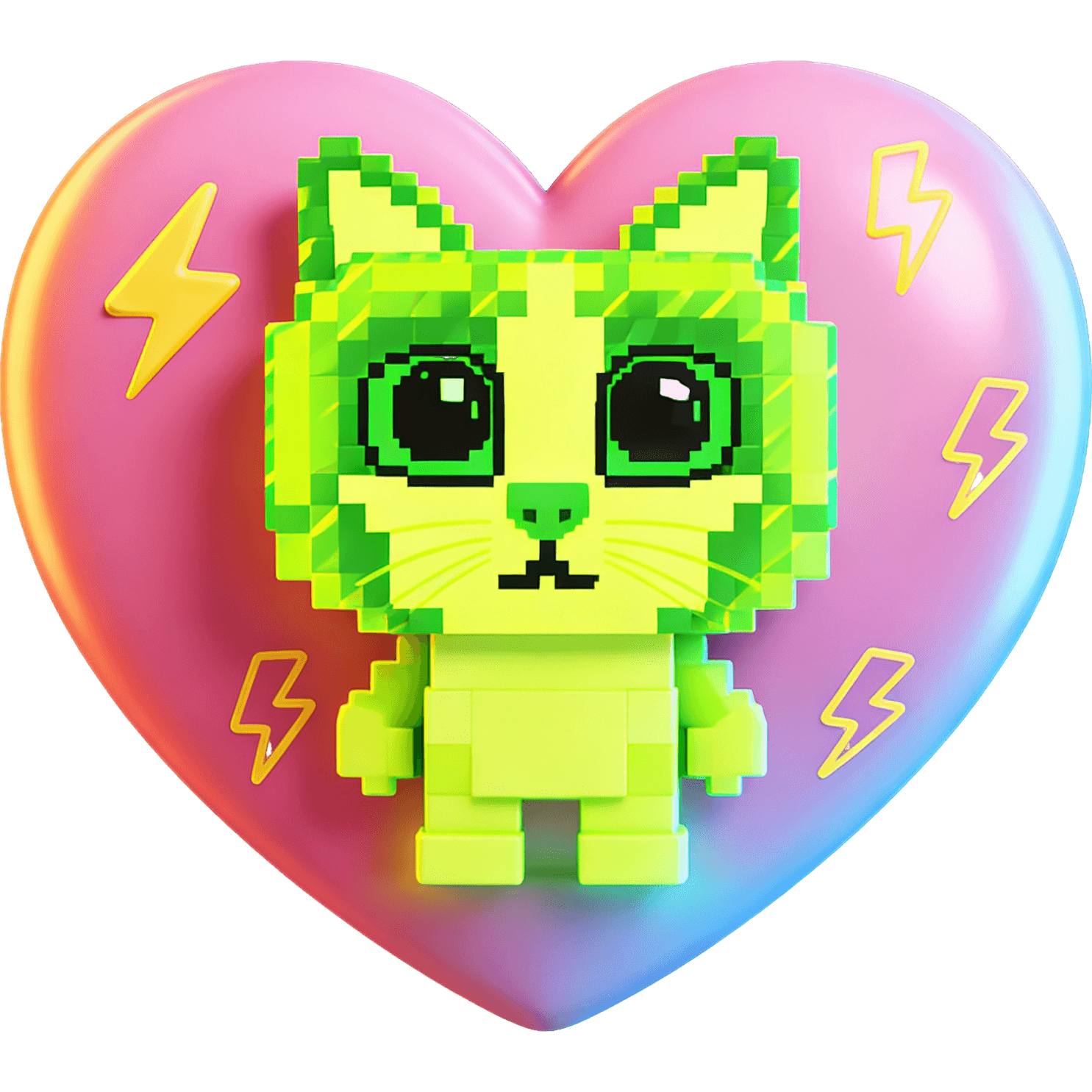 Mèo Xanh Neon TikTok LIVE gift