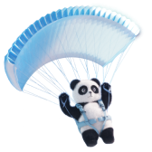 Panda paragliding TikTok LIVE gift