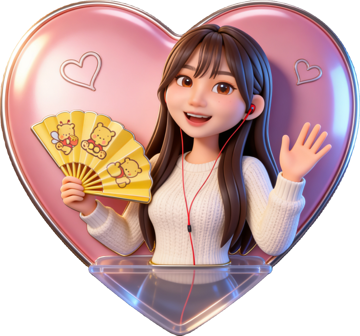Bear Fan Wave TikTok LIVE gift