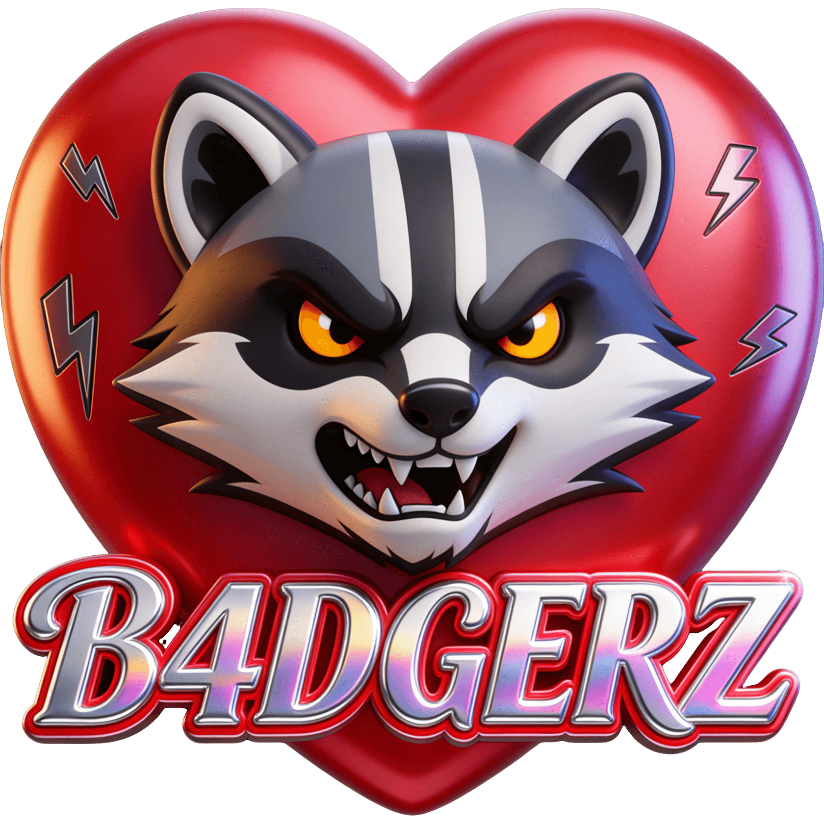 Badger heart TikTok LIVE gift