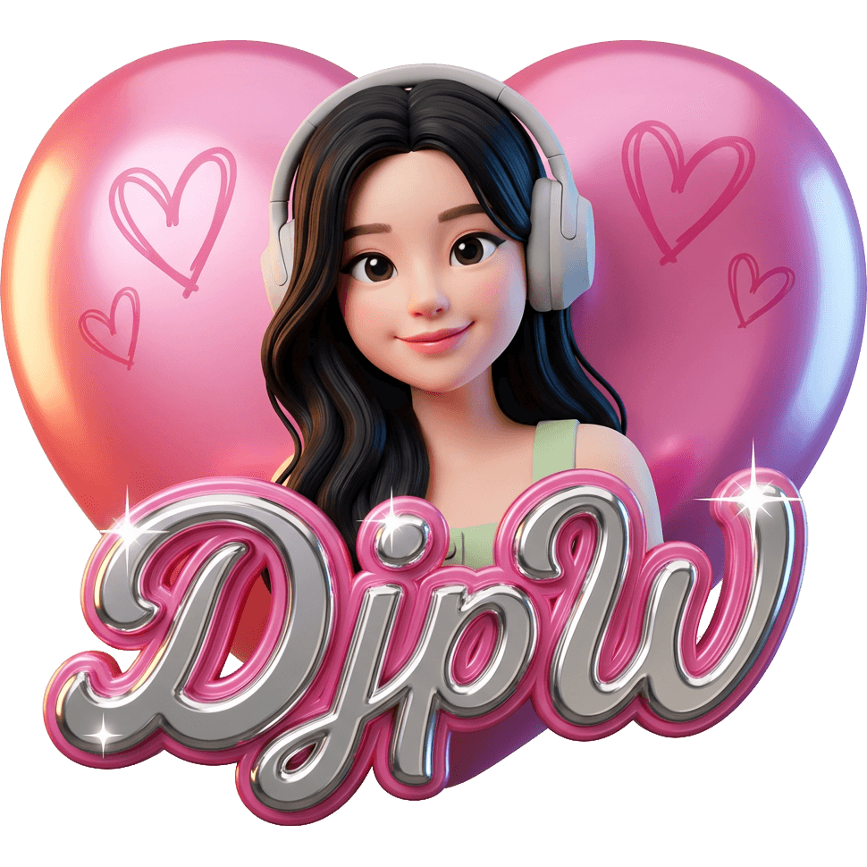 DJPW สีชมพู TikTok LIVE gift