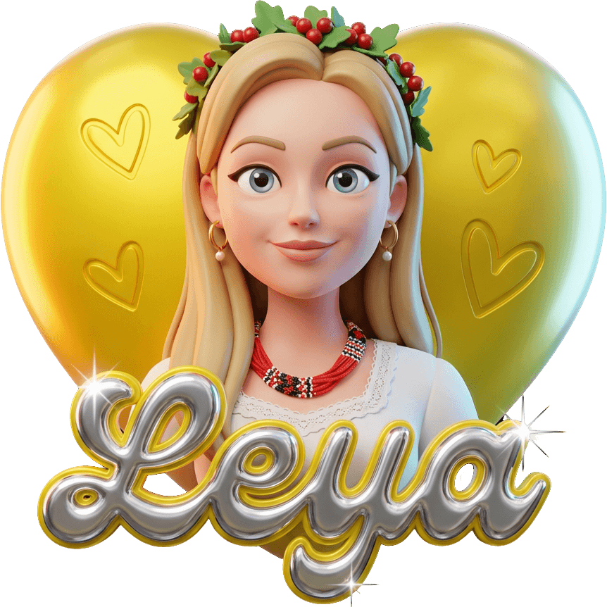 LEYA у вінку TikTok LIVE gift