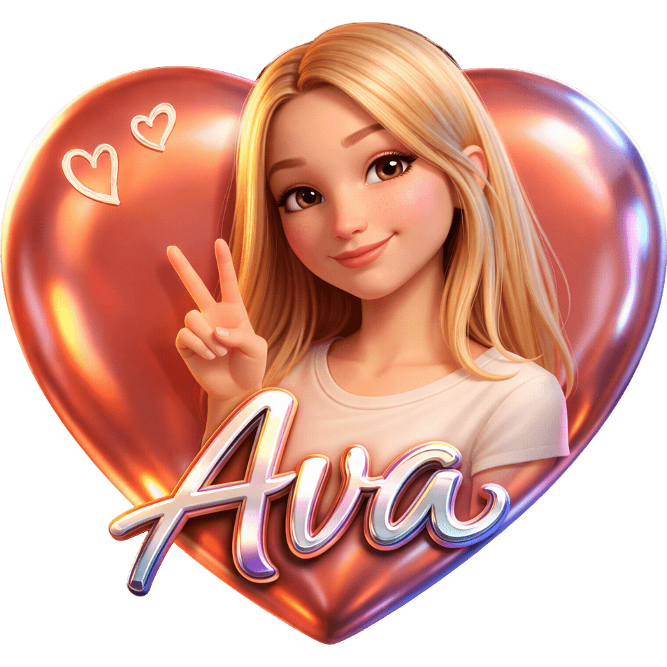 Ava Peace Sign TikTok LIVE gift