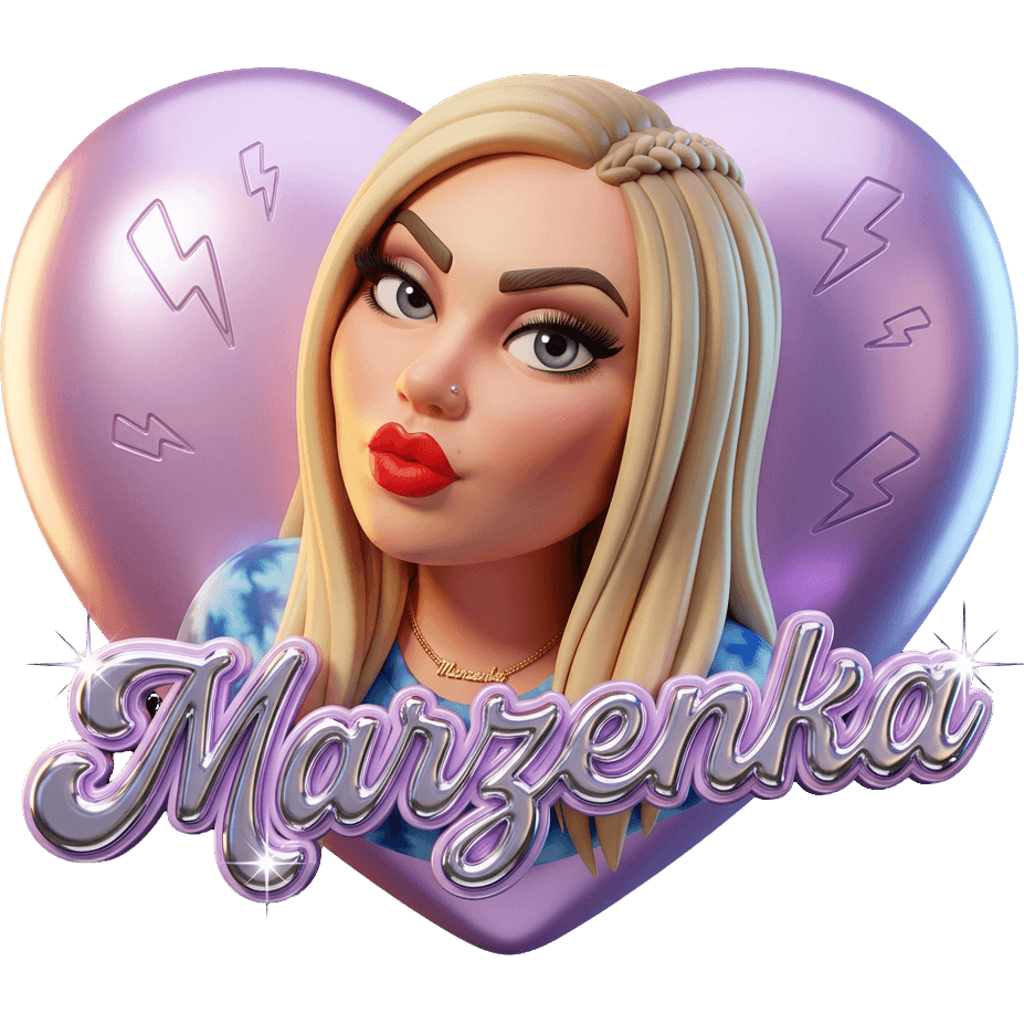 Fioletowa Marzenka TikTok LIVE gift