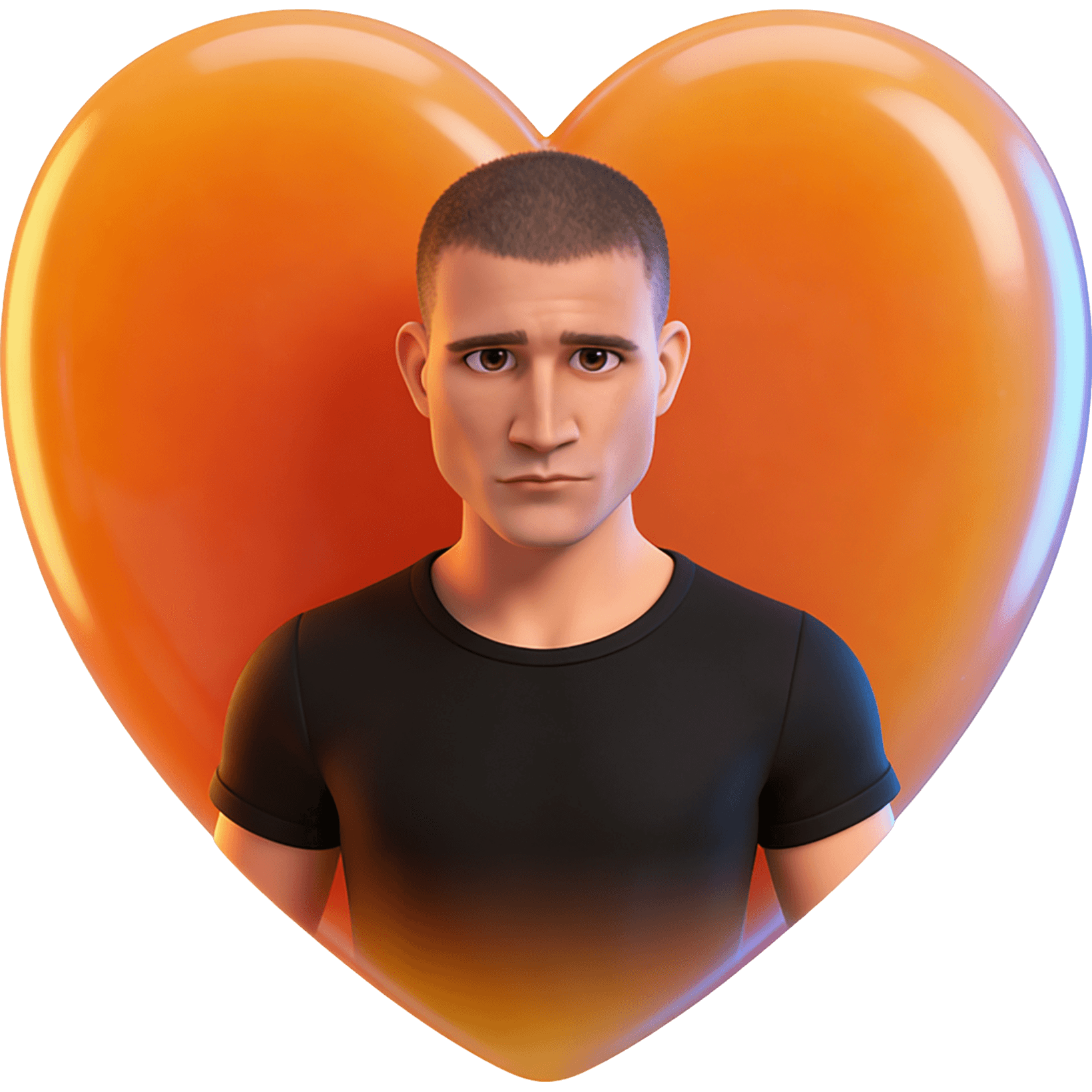 Narančasto Srce TikTok LIVE gift