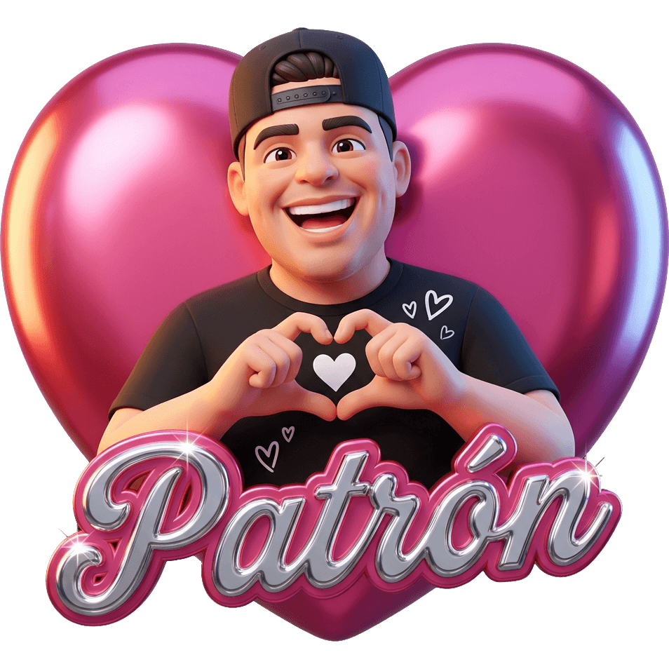 Patrón de Negro TikTok LIVE gift