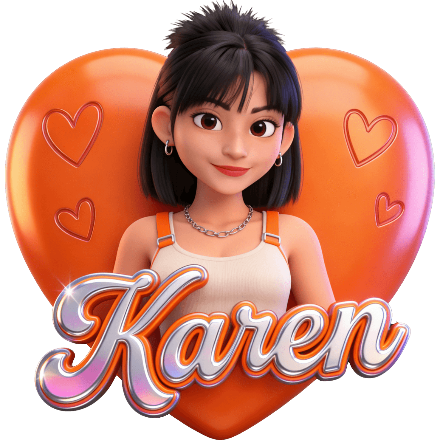 Karen en Orange TikTok LIVE gift