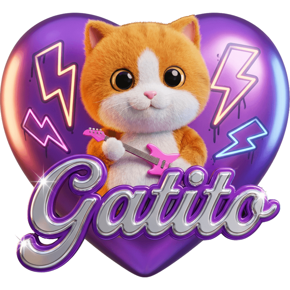 Gatito rockero TikTok LIVE gift