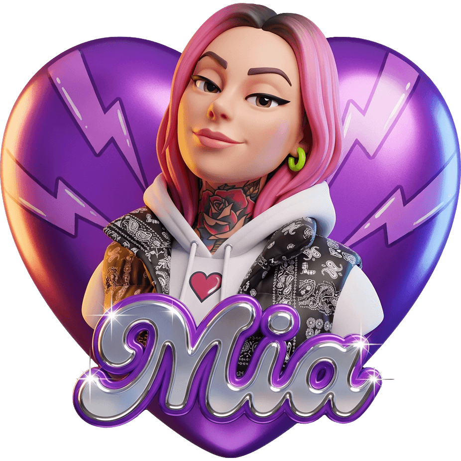 Różowa Mia TikTok LIVE gift