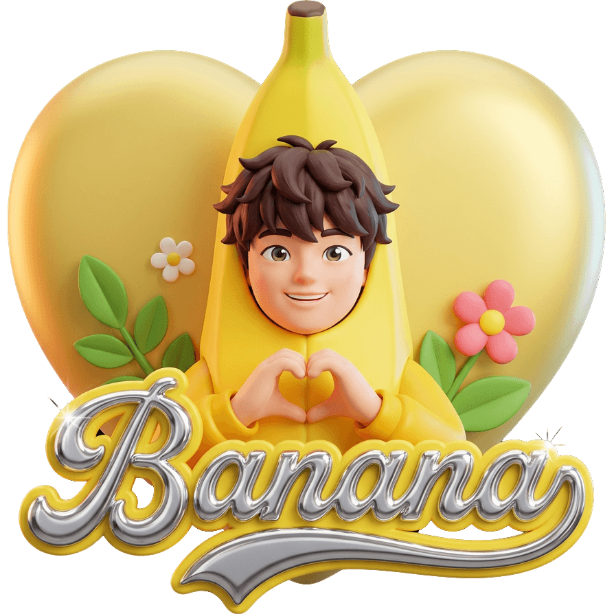 Banana Heart TikTok LIVE gift