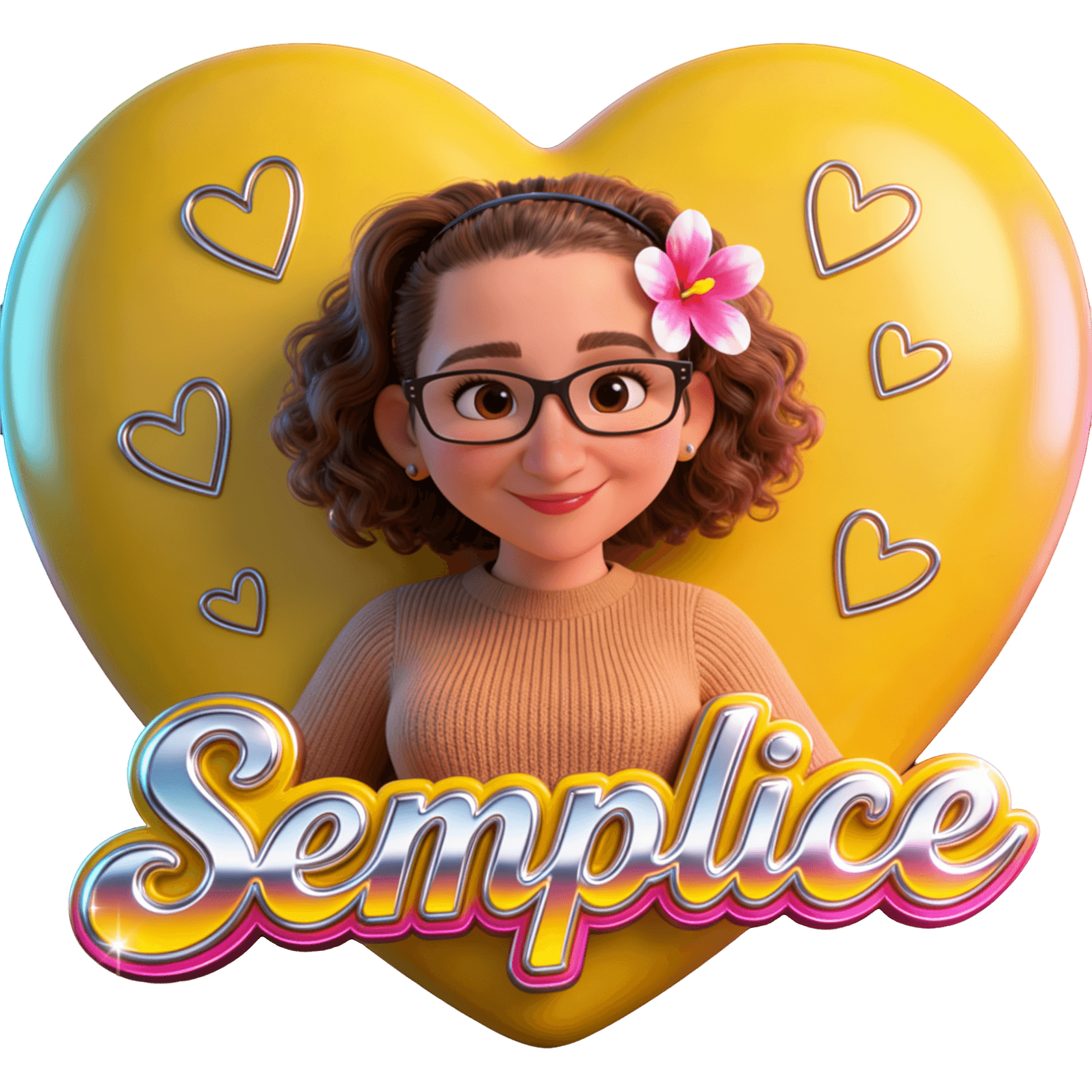 Semplice Cuore TikTok LIVE gift