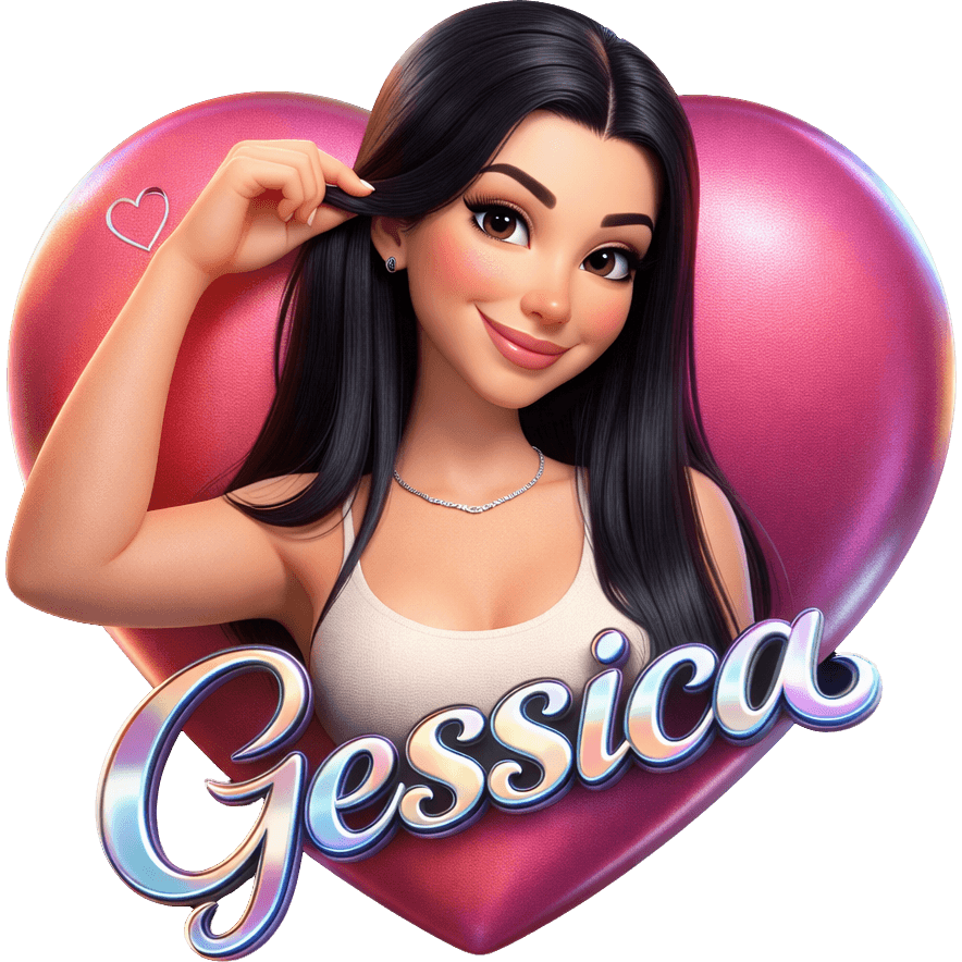 Gessica em Pose TikTok LIVE gift