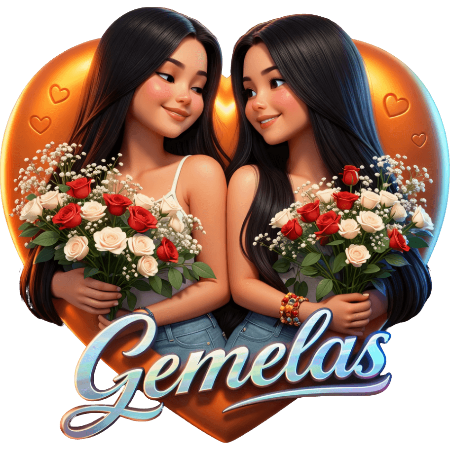 Gemelas en Flor TikTok LIVE gift