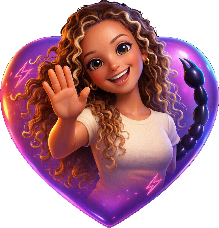 Curly Scorpio TikTok LIVE gift