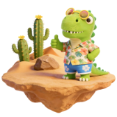 TinyDiny in Desert TikTok LIVE gift