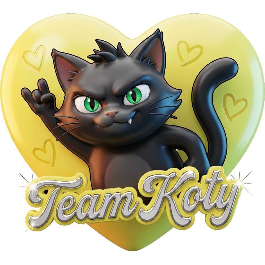 Złoty Team Koty TikTok LIVE gift