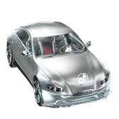 Silver Sports Car TikTok LIVE gift