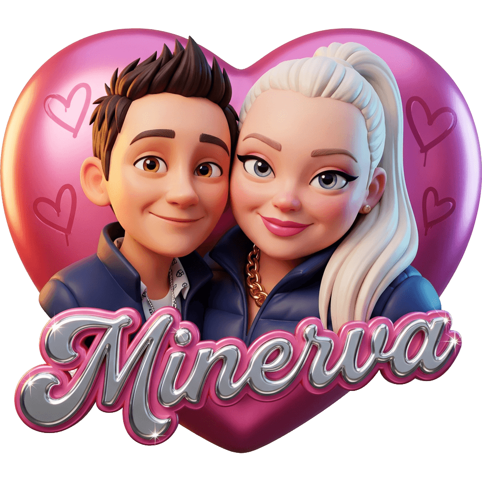 Modrá Minerva TikTok LIVE gift