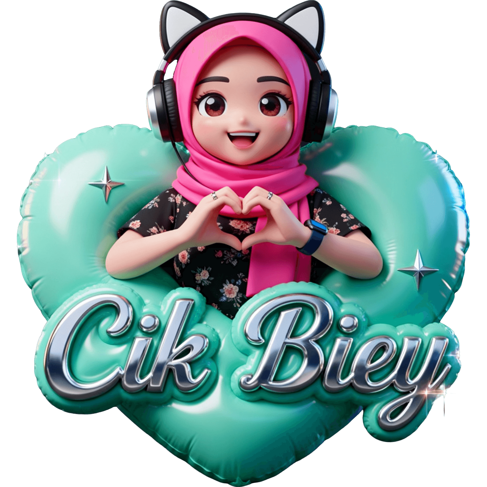 Tudung Cik Biey TikTok LIVE gift