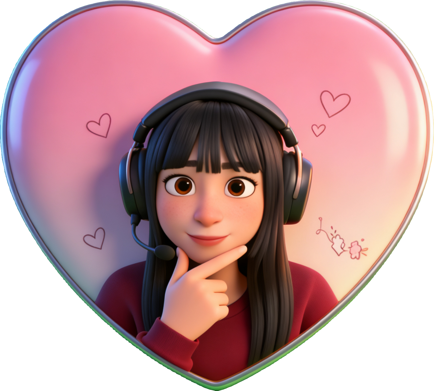 Headset Charm TikTok LIVE gift