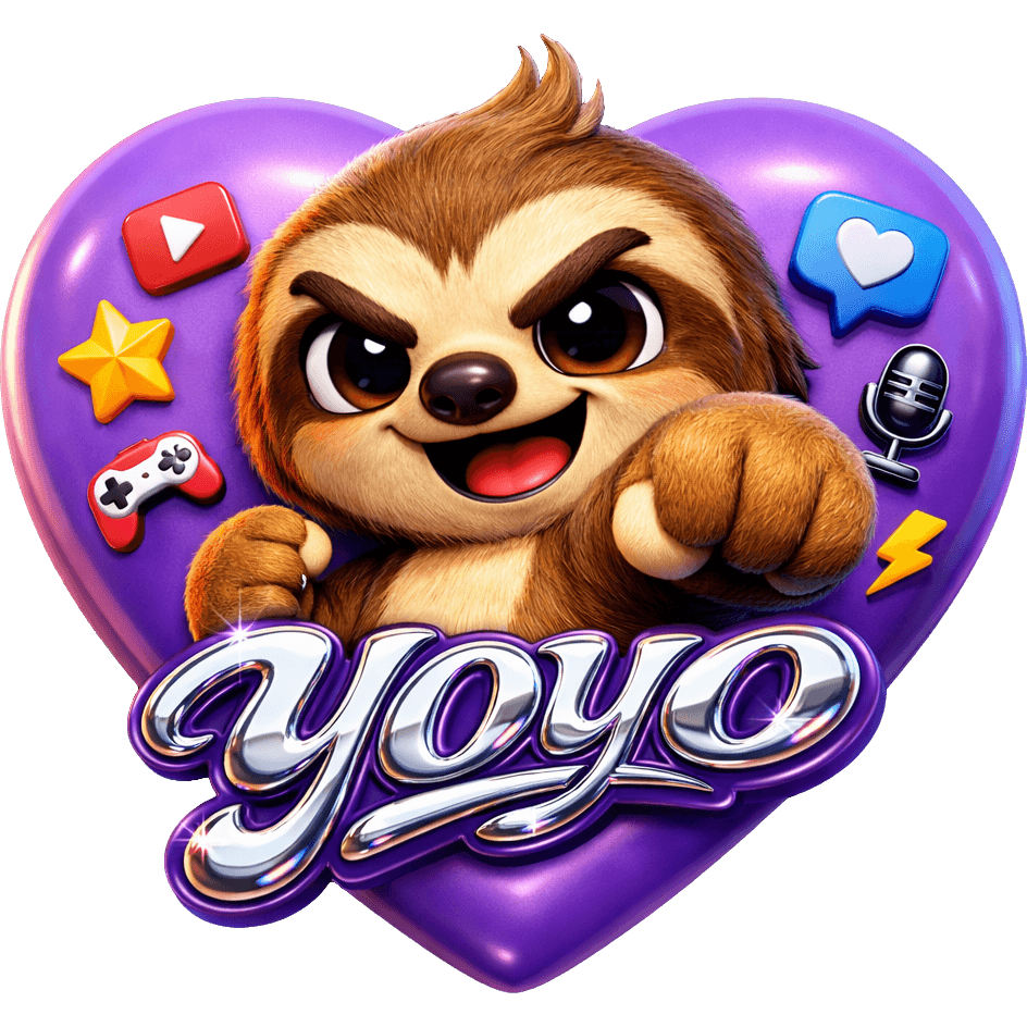 YOYO Sloth TikTok LIVE gift