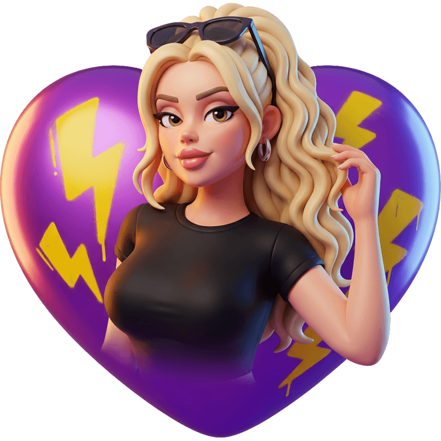 Lady D Pose TikTok LIVE gift