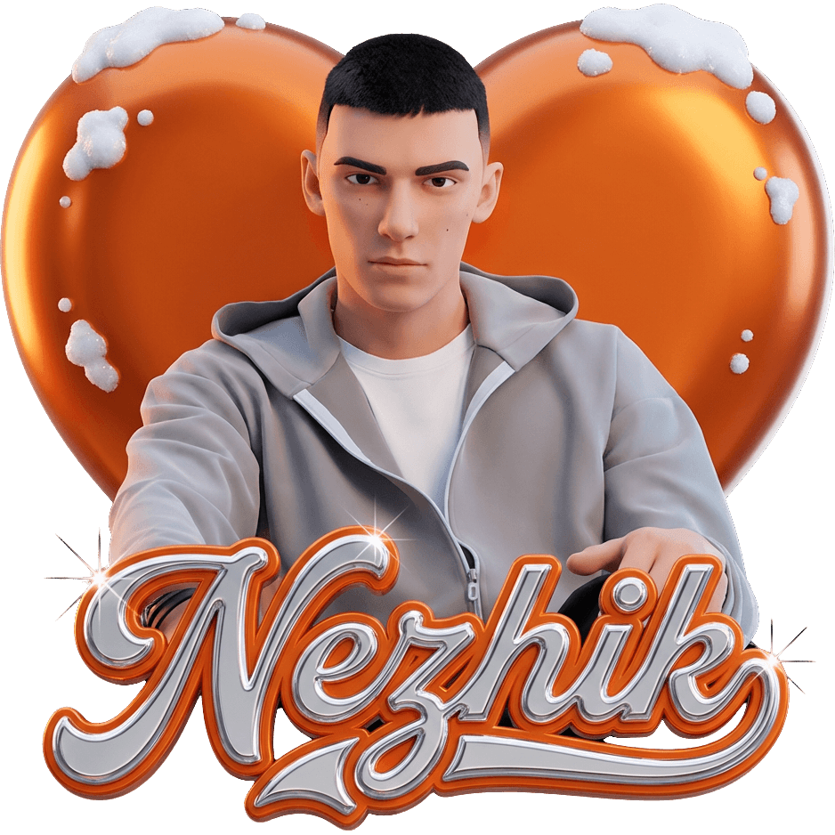 Nezhik в худи TikTok LIVE gift