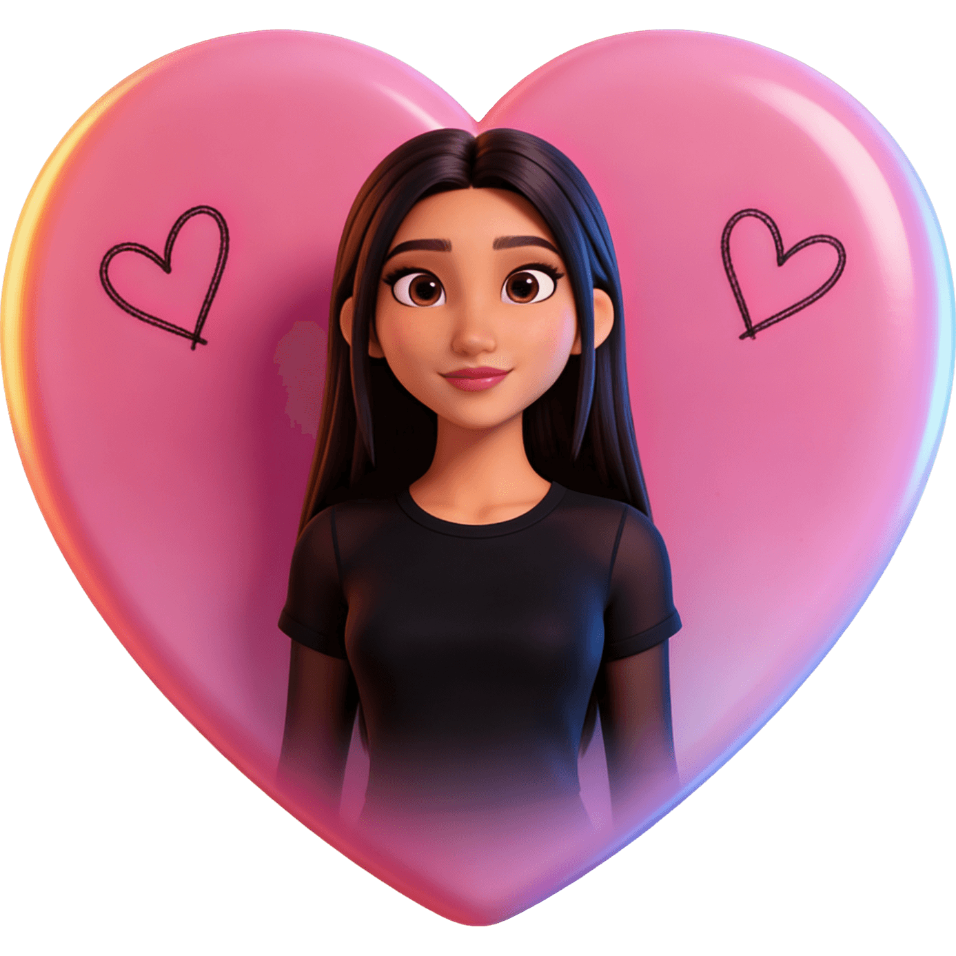Saori em Rosa TikTok LIVE gift