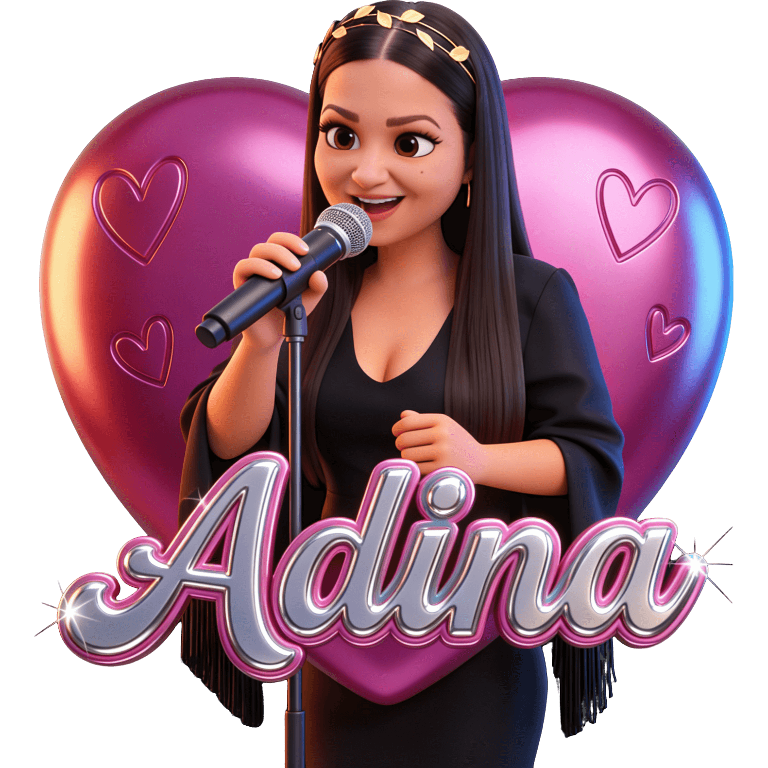 Adina Cântă TikTok LIVE gift