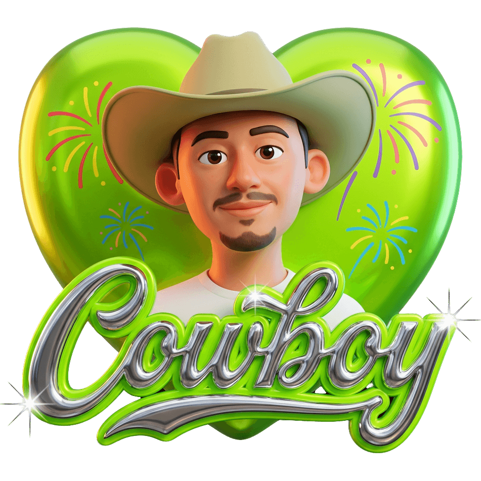 Chapéu Cowboy TikTok LIVE gift