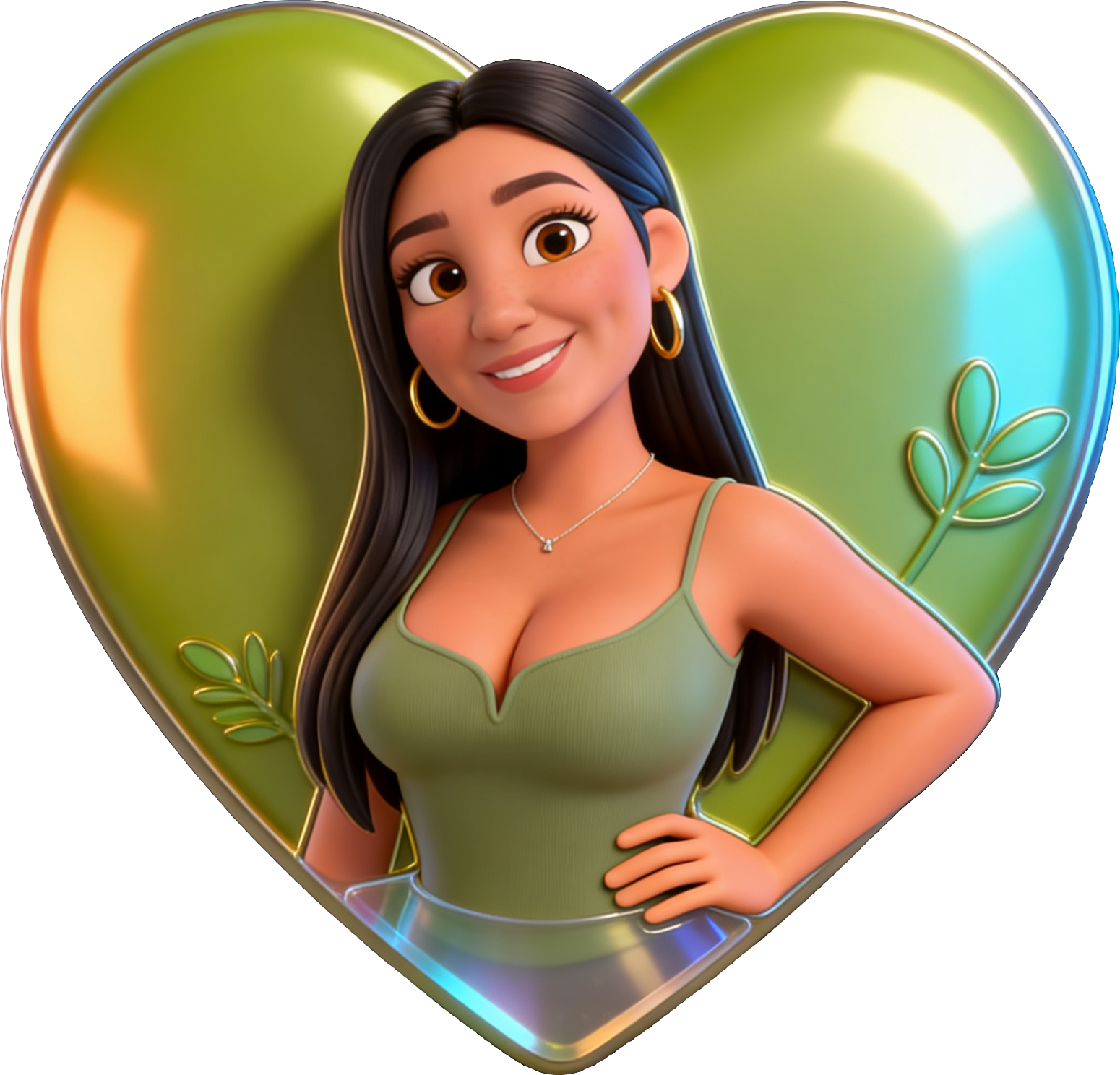 YM Olive Charm TikTok LIVE gift